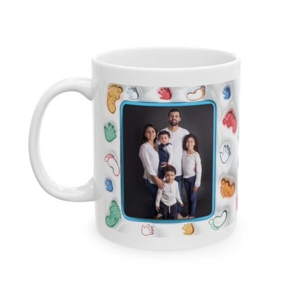 Taza Personalizada Día de la Madre con Fotos y Nombres Diseño 3D - Imagen 2